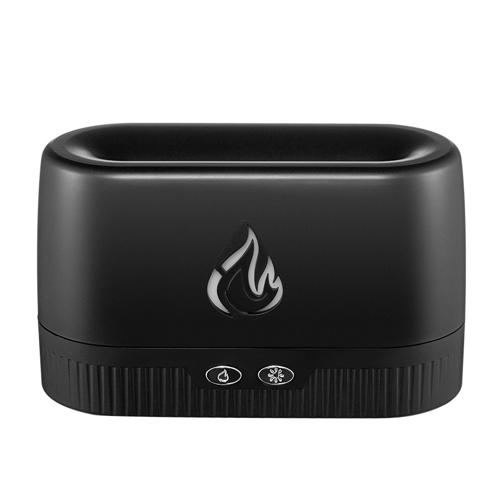 Black Rectangular Aroma Diffuser for Eco-Friendly Aromatherapy