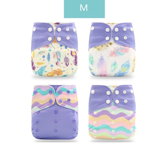 Eco-Friendly Reusable Cloth Diapers - Sustainable, Adjustable, and Gentle on Baby's Skin