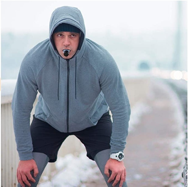 Breathing Trainer Respirator Mouthpiece for Enhanced Lung Capacity