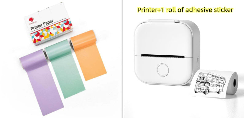 Compact Eco-Friendly Portable Label Printer for Home Organization