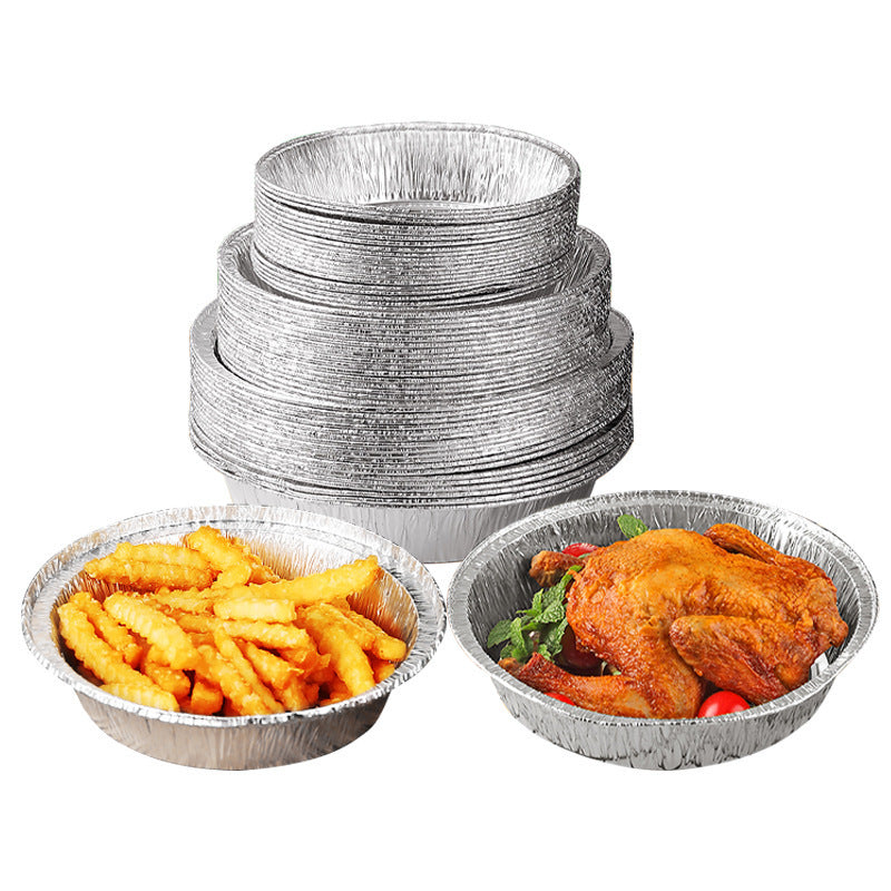 Eco-Friendly Reusable Aluminum Foil Trays for Air Fryers