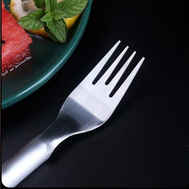 2-in-1 Stainless Steel Watermelon Fork and Slicer - Eco-Friendly Kitchen Tool