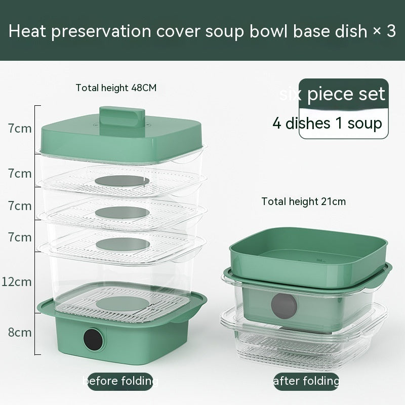 Smart Eco-Friendly Food Steamer with Reusable Trays