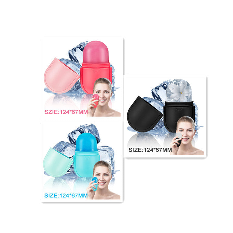 Light Blue Reusable Ice Roller for Skin Care and Wellness