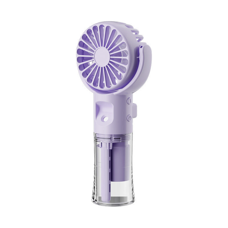 Portable Spray Fan with Misting Function for Instant Cooling