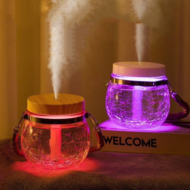 Eco-Friendly Essential Oil Diffuser with Wooden Top