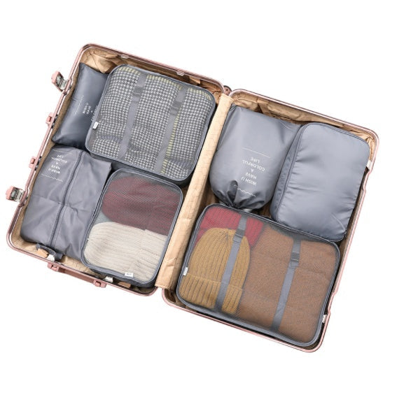 Eco-Friendly Travel and Storage Organizer Set - Light Blue