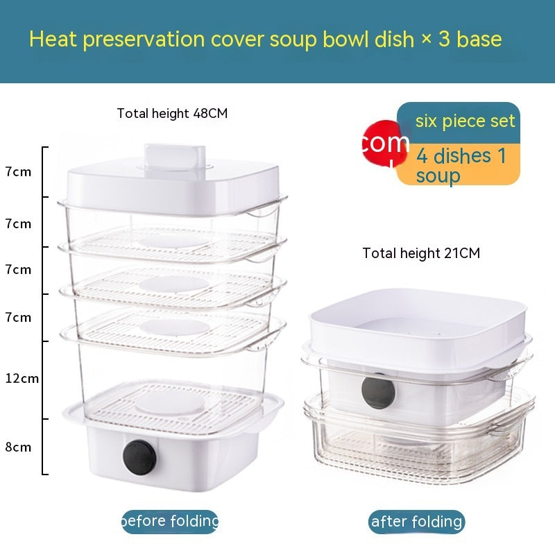 Smart Eco-Friendly Food Steamer with Reusable Trays