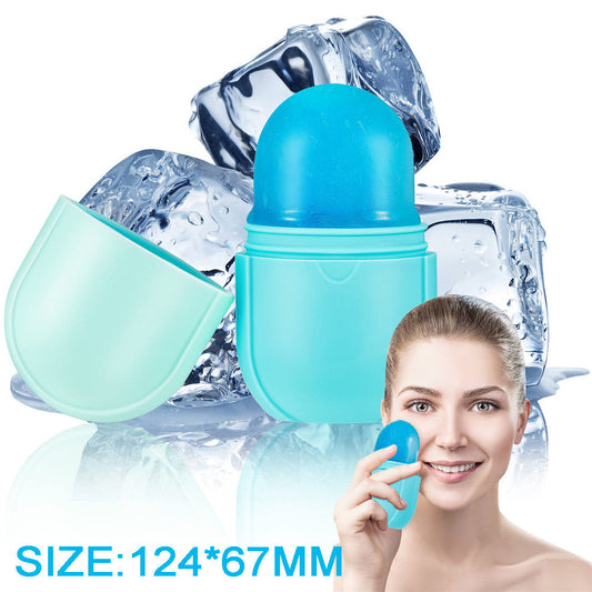 Light Blue Reusable Ice Roller for Skin Care and Wellness