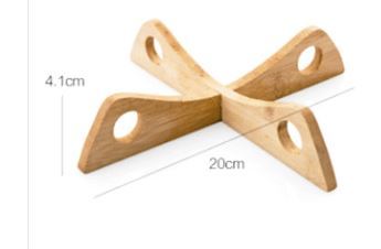 Eco-Friendly Bamboo Trivet - Sustainable Kitchen Essential