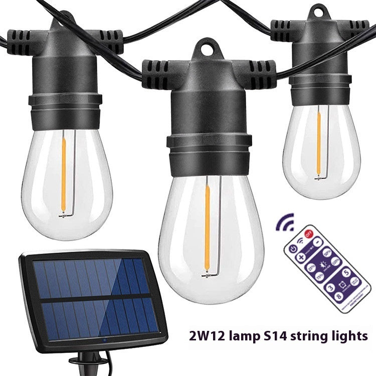 Solar-Powered Teardrop String Lights for Eco-Friendly Outdoor Ambiance