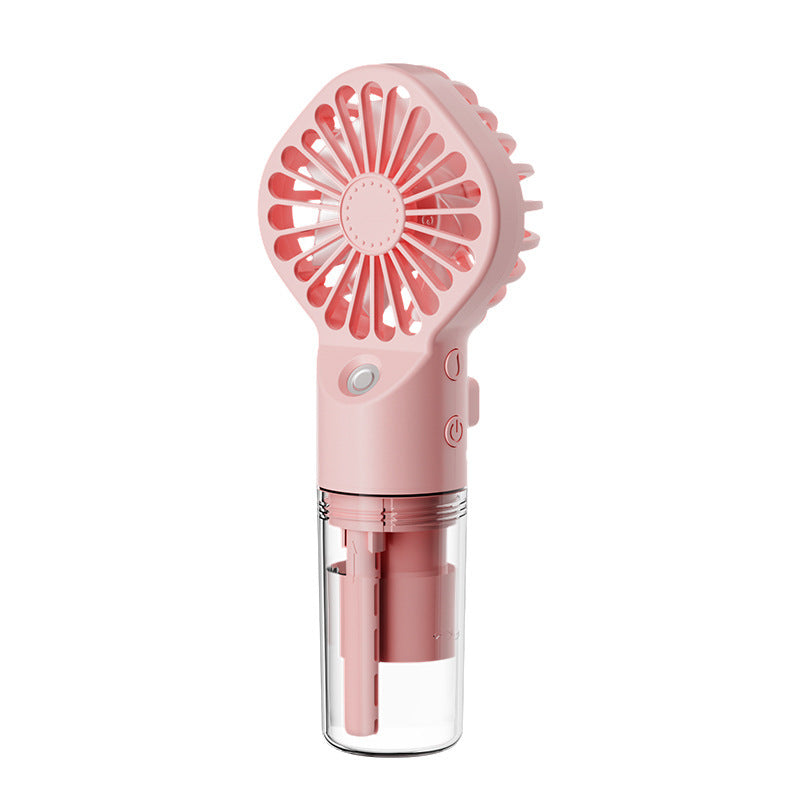 Portable Spray Fan with Misting Function for Instant Cooling