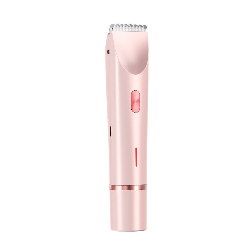 Rechargeable Pink Electric Hair Trimmer for Eco-Friendly Grooming