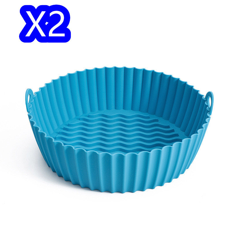 Eco-Friendly Silicone Baking Tray for Air Fryers - Reusable & Durable