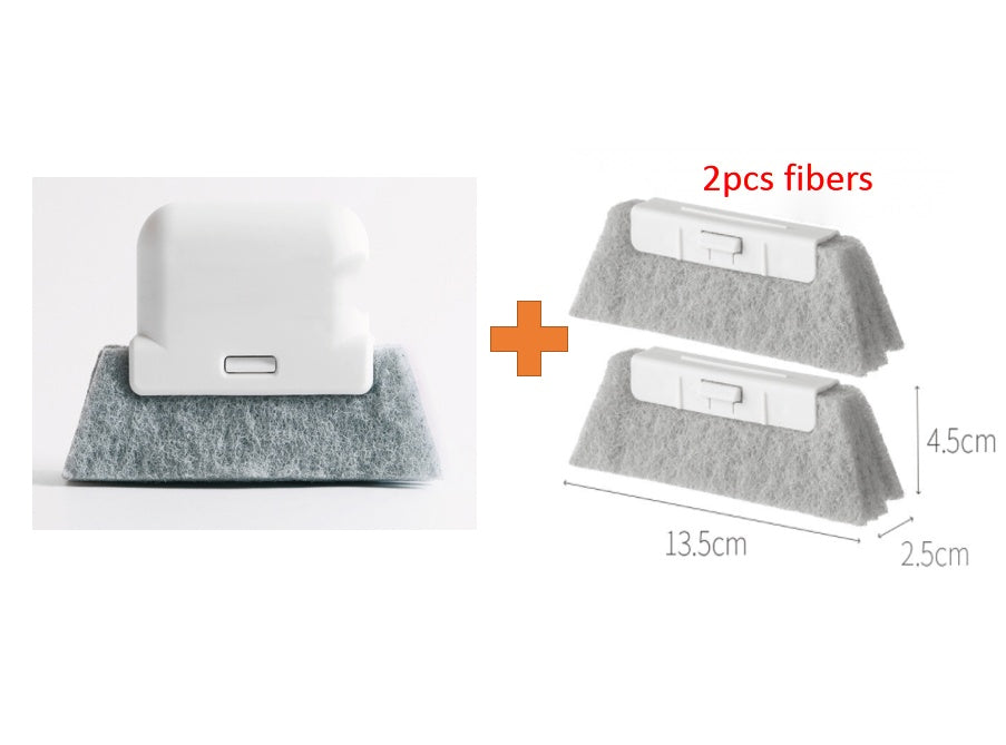 Eco-Friendly Window Track Cleaning Brush - Reusable & Efficient