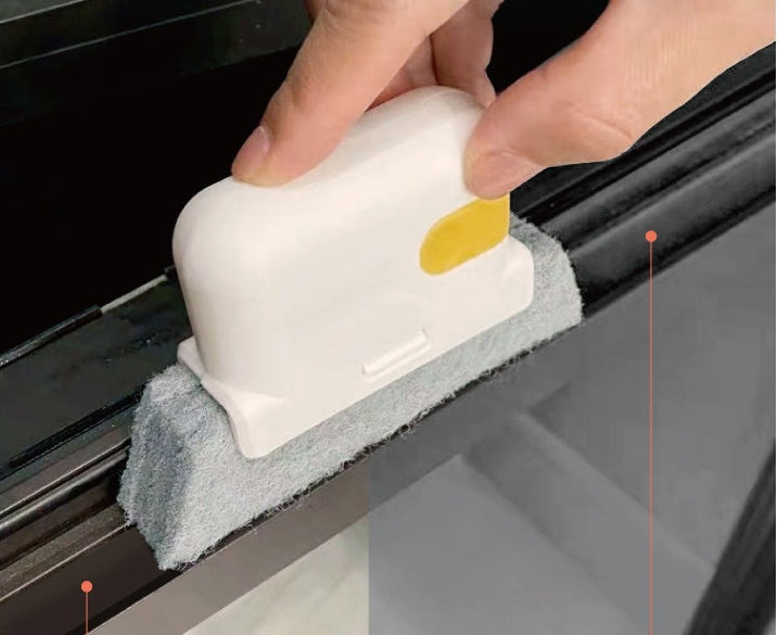 Eco-Friendly Window Track Cleaning Brush - Reusable & Efficient