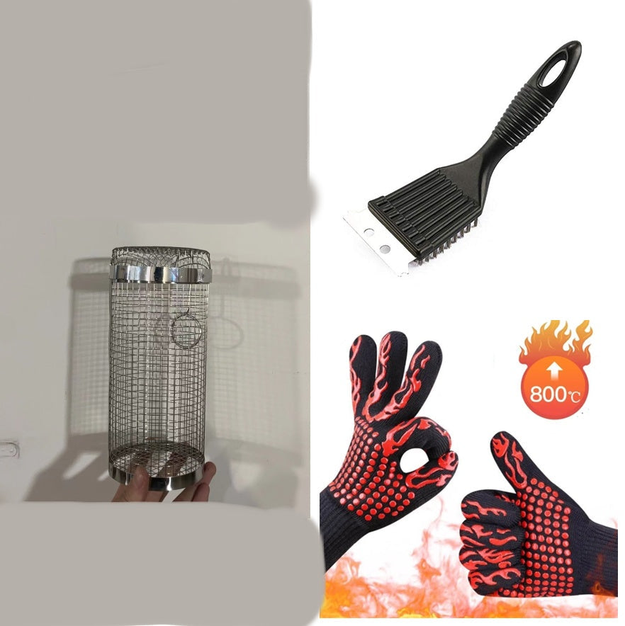 Stainless Steel Grill Basket for Even Cooking