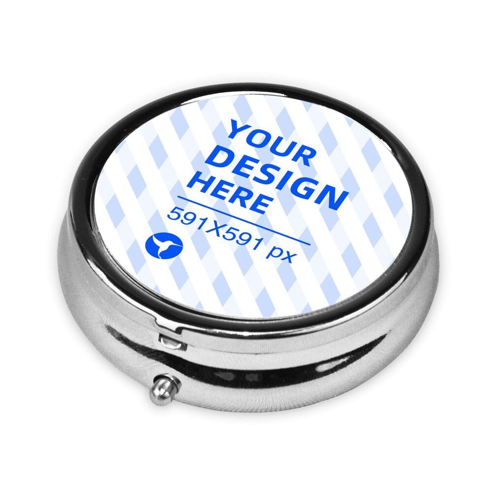 Eco-Friendly Metal Pill Box - Durable, Reusable, Compact Organizer