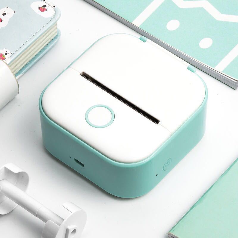 Compact Eco-Friendly Portable Label Printer for Home Organization