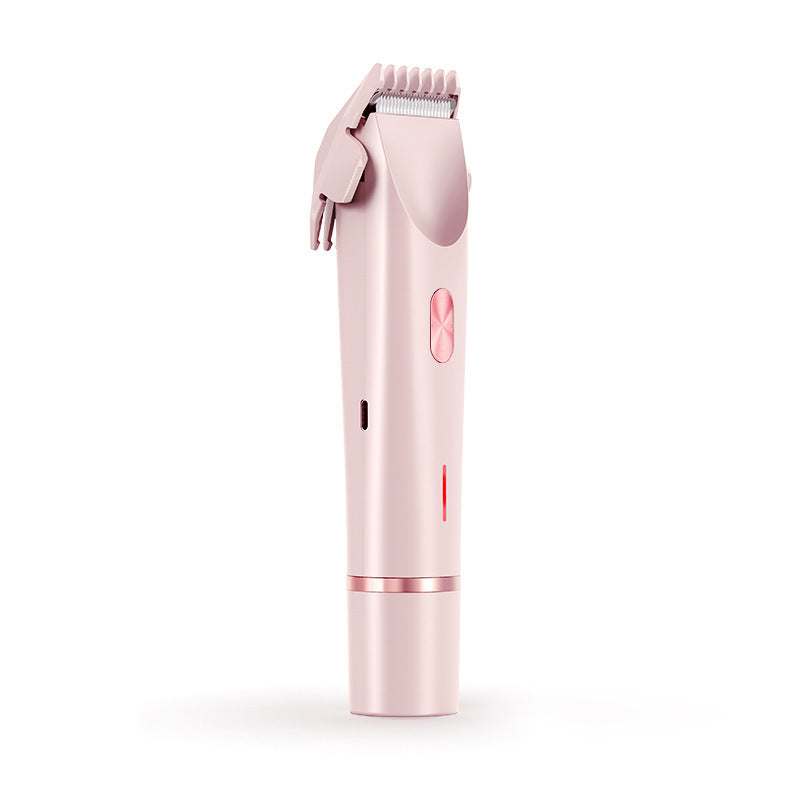 Rechargeable Pink Electric Hair Trimmer for Eco-Friendly Grooming