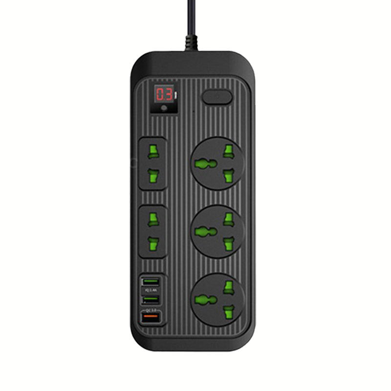 Smart Power Strip with USB Ports and Energy Monitoring