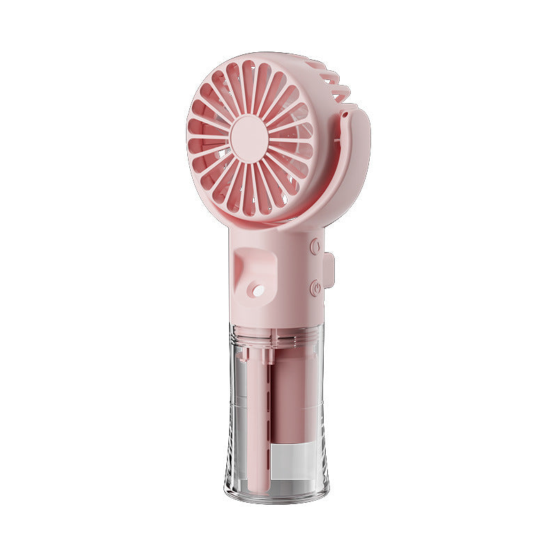 Portable Spray Fan with Misting Function for Instant Cooling