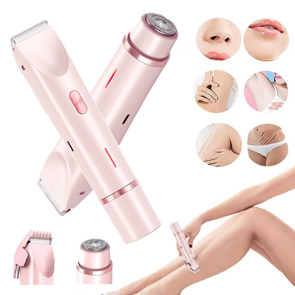 Rechargeable Pink Electric Hair Trimmer for Eco-Friendly Grooming