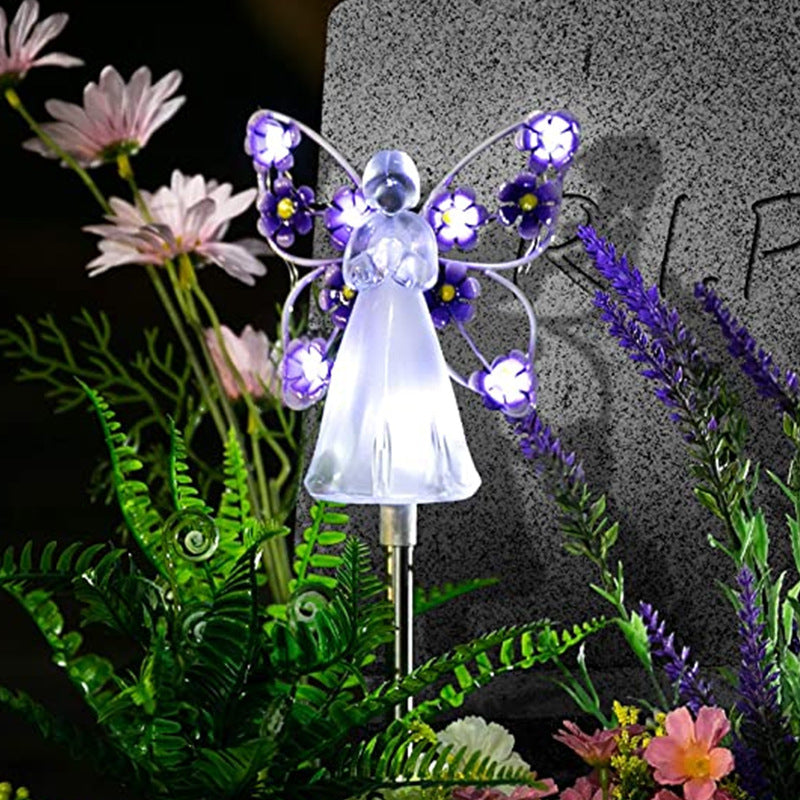 Solar Angel Garden Lights - Eco-Friendly Outdoor Décor