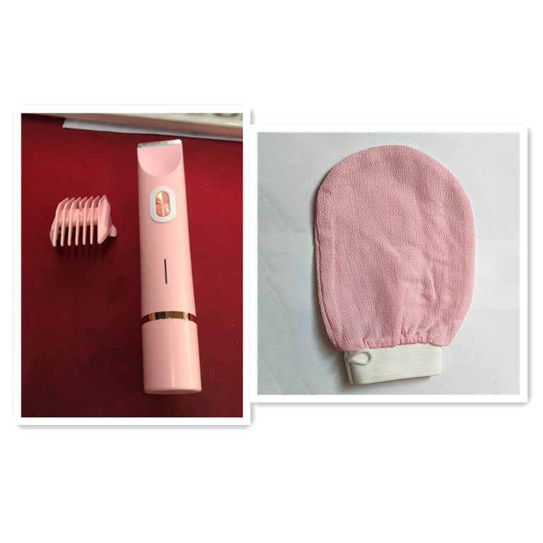 Rechargeable Pink Electric Hair Trimmer for Eco-Friendly Grooming