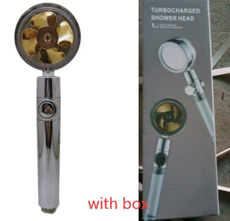 Water-Saving Handheld Shower Head with 360° Rotation and Adjustable Angles