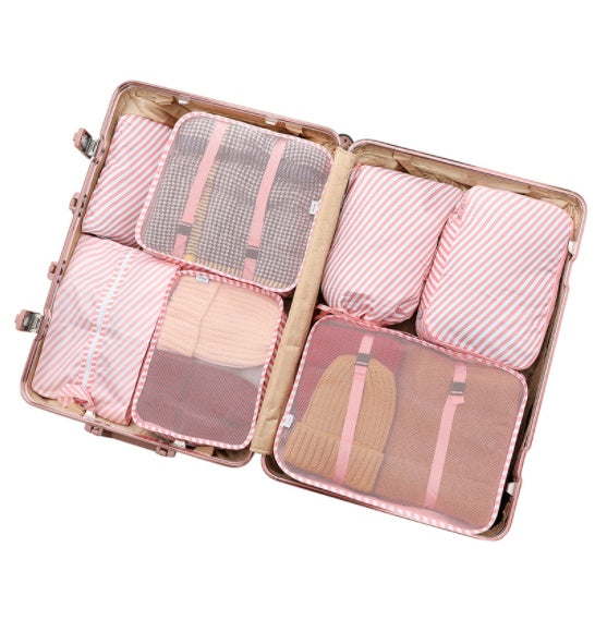 Eco-Friendly Travel and Storage Organizer Set - Light Blue