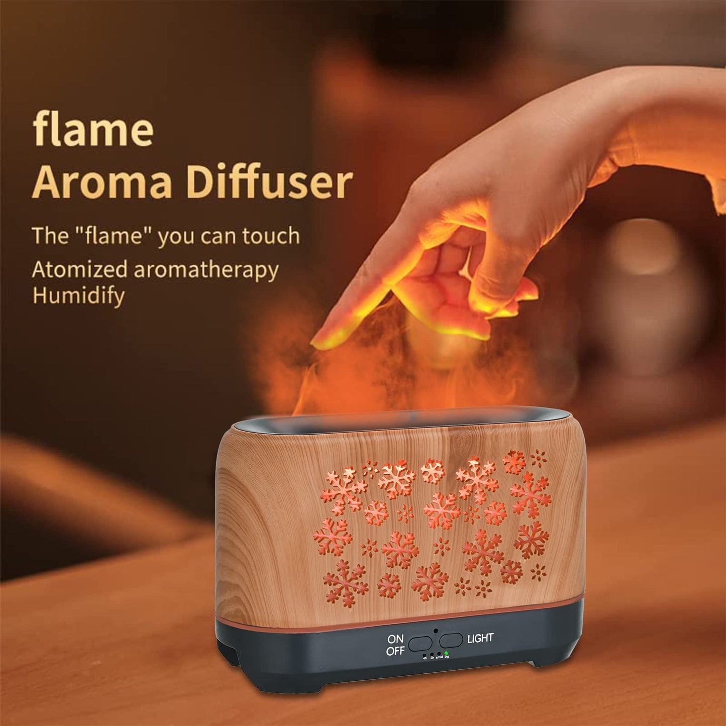 Aromatherapy Essential Oil Diffuser with LED Lights and Remote Control