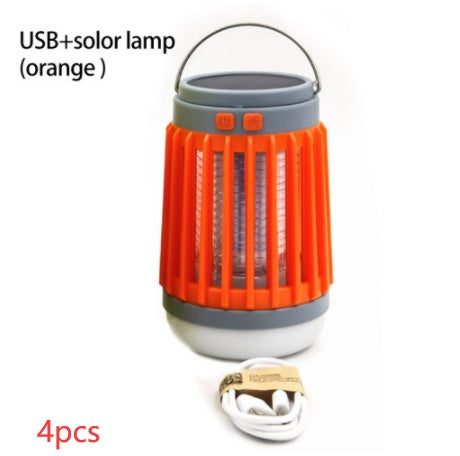 Solar & USB-Powered Mosquito Killer Lamp - Eco-Friendly Pest Control