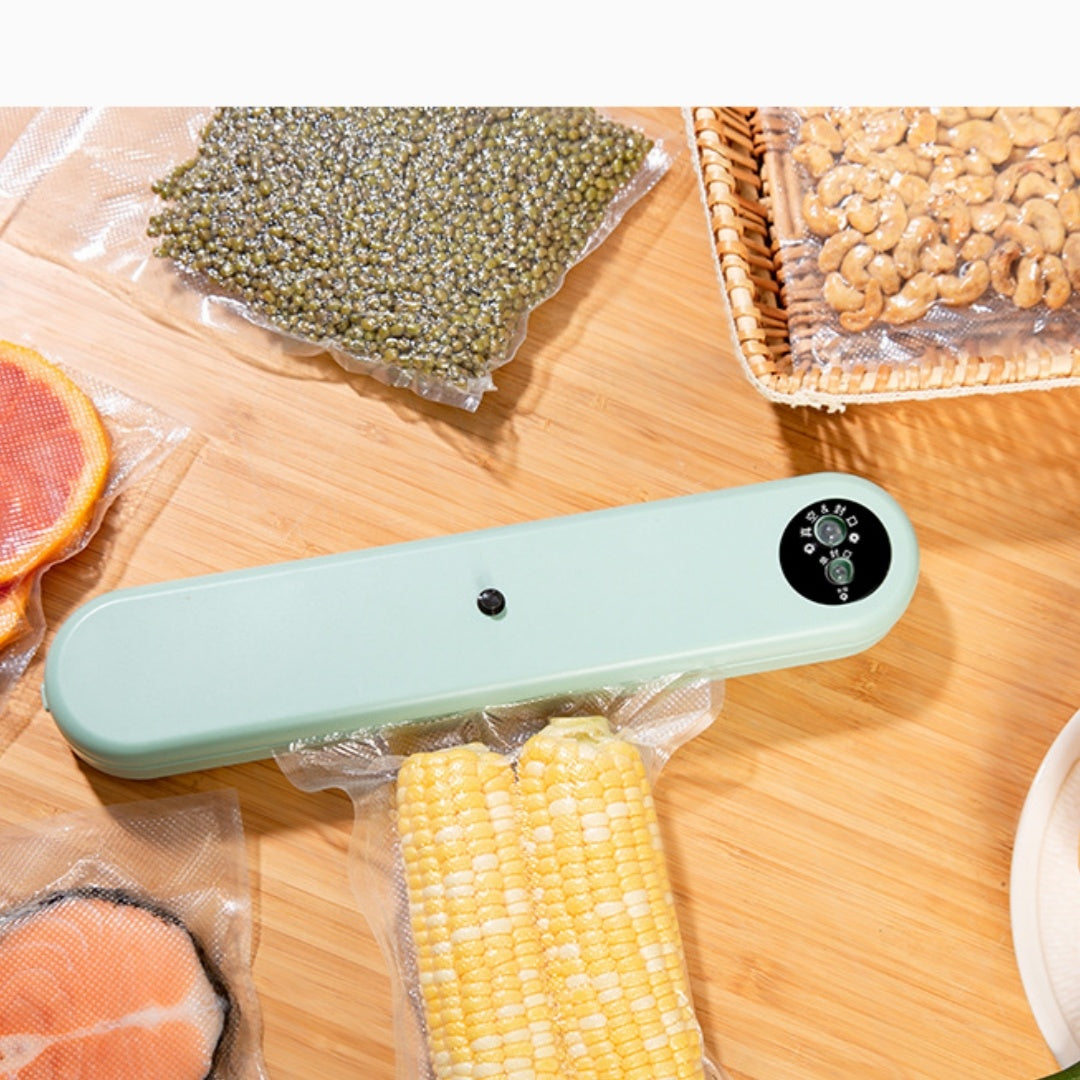Compact Eco-Friendly Vacuum Sealer for Food Preservation