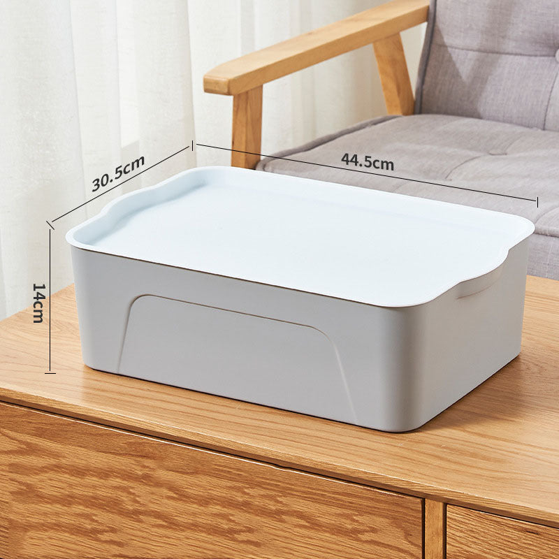 Stackable Rectangular Storage Bins - Space-Saving, Durable, Multi-Use