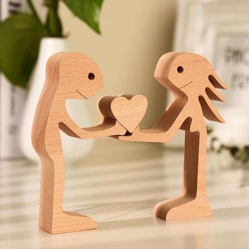 Eco-Friendly Wooden Animal Figurines - Sustainable Home Decor