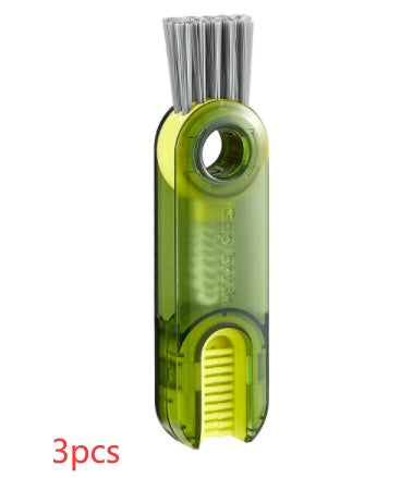3 in 1 Eco-Friendly Cleaning Brush with Interchangeable Heads