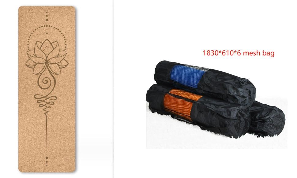 Eco-Friendly Cork Yoga Mat - Sustainable, Durable, Non-Toxic Exercise Mat