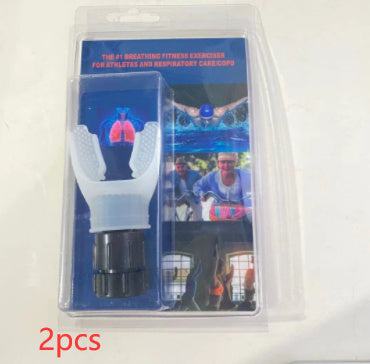 Breathing Trainer Respirator Mouthpiece for Enhanced Lung Capacity