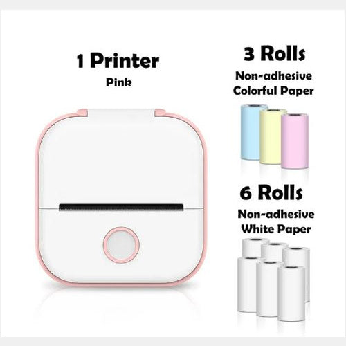 Compact Eco-Friendly Portable Label Printer for Home Organization