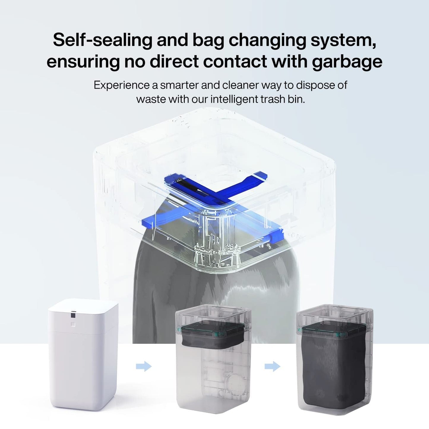 Smart Eco-Friendly Trash Can with Waste-Reducing Technology