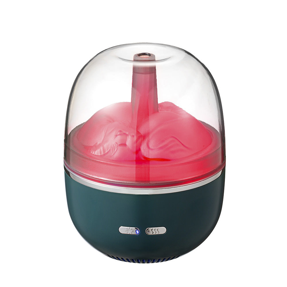 Compact Aromatherapy Humidifier with Water-Saving Technology