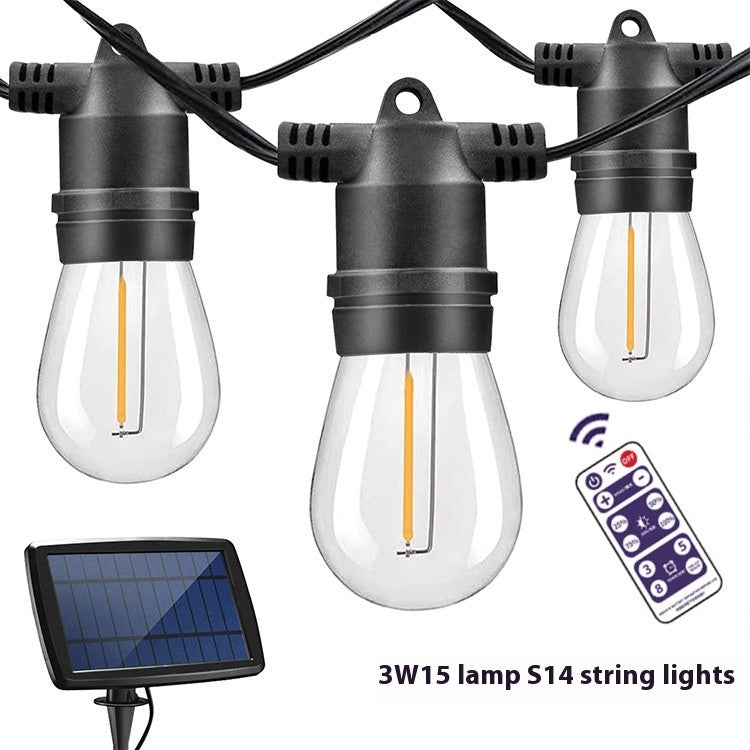 Solar-Powered Teardrop String Lights for Eco-Friendly Outdoor Ambiance