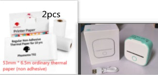 Compact Eco-Friendly Portable Label Printer for Home Organization
