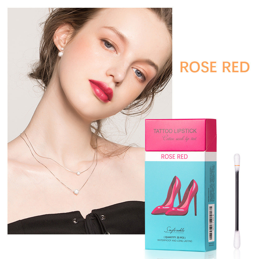 Portable Liquid-Lipstick Swab Applicator Set - Waterproof, Transfer-Proof, Eco-Friendly