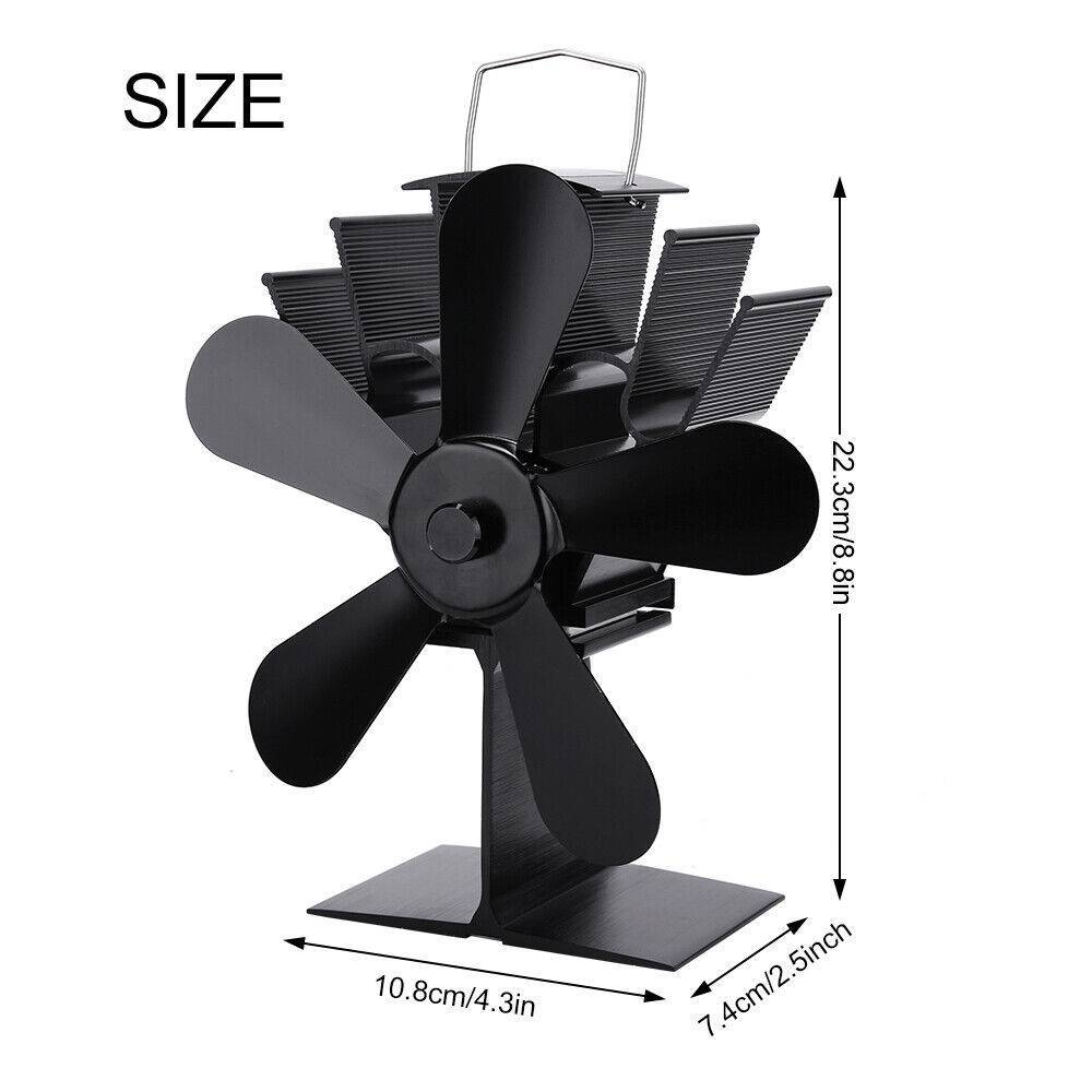 Heat-Powered Fireplace Fan for Efficient Heat Circulation