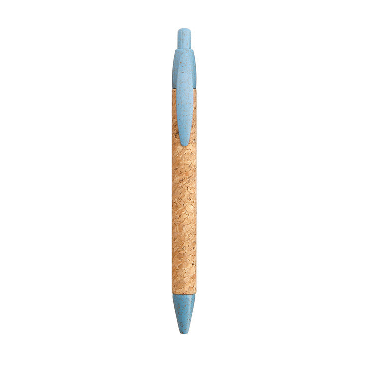 Eco-Friendly Pastel Cork Pens - Sustainable Stationery for Zero-Waste Living