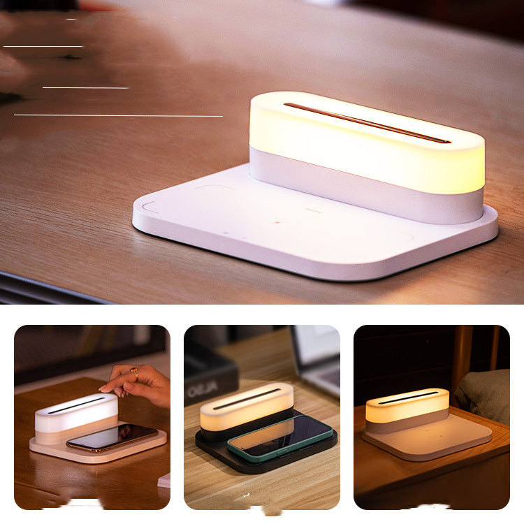 Wireless Charging Station with LED Night Light