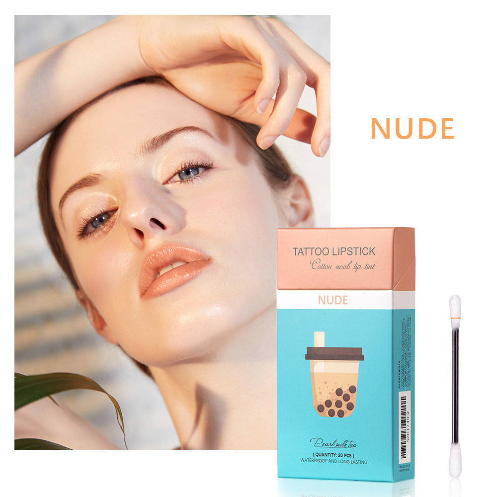 Portable Liquid-Lipstick Swab Applicator Set - Waterproof, Transfer-Proof, Eco-Friendly