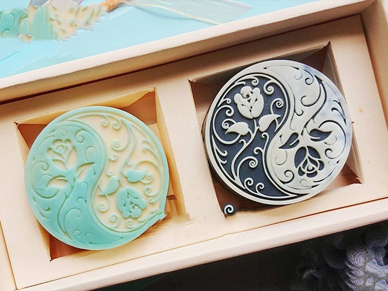 Eco-Friendly Pastel Decorative Soap Bars for a Luxurious Bath Experience